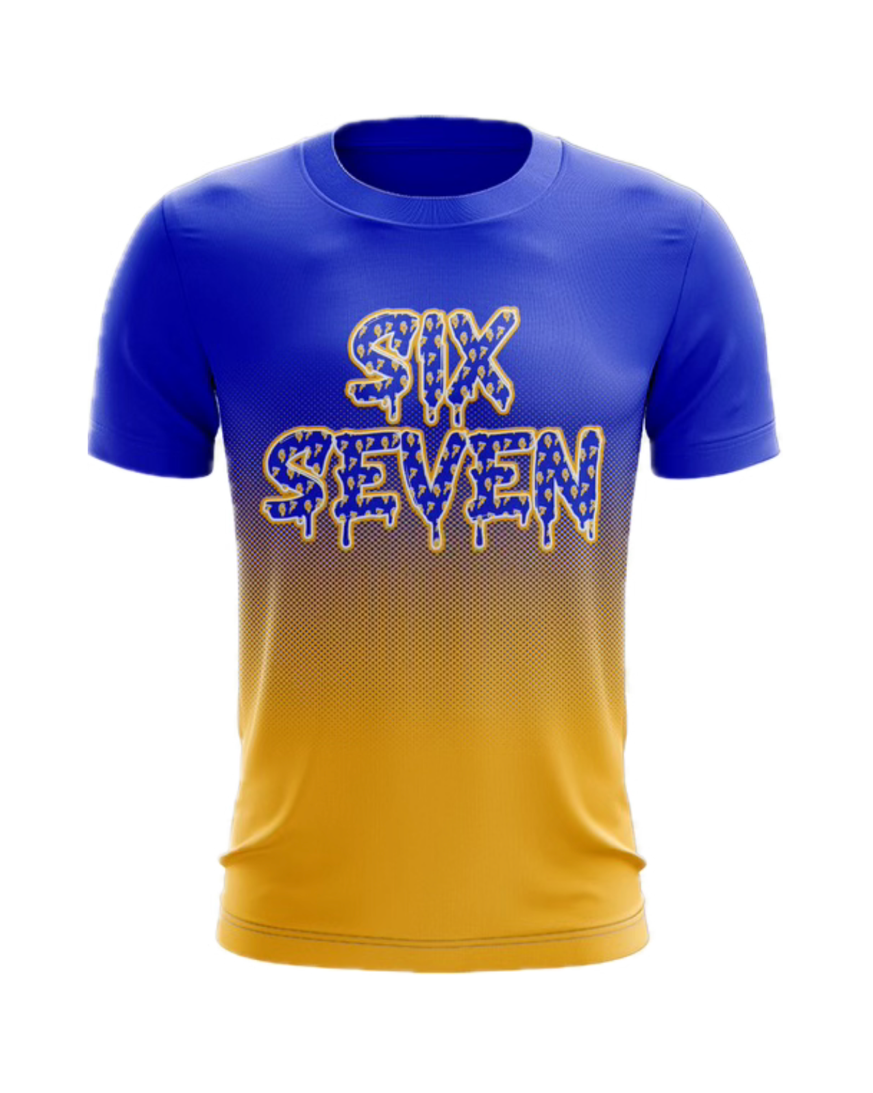 67 DRIP Tee Blue & Yellow PRE-ORDER