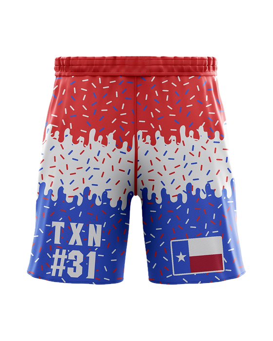 Team TXN Sprinkle Drip Shorts PRE-ORDER