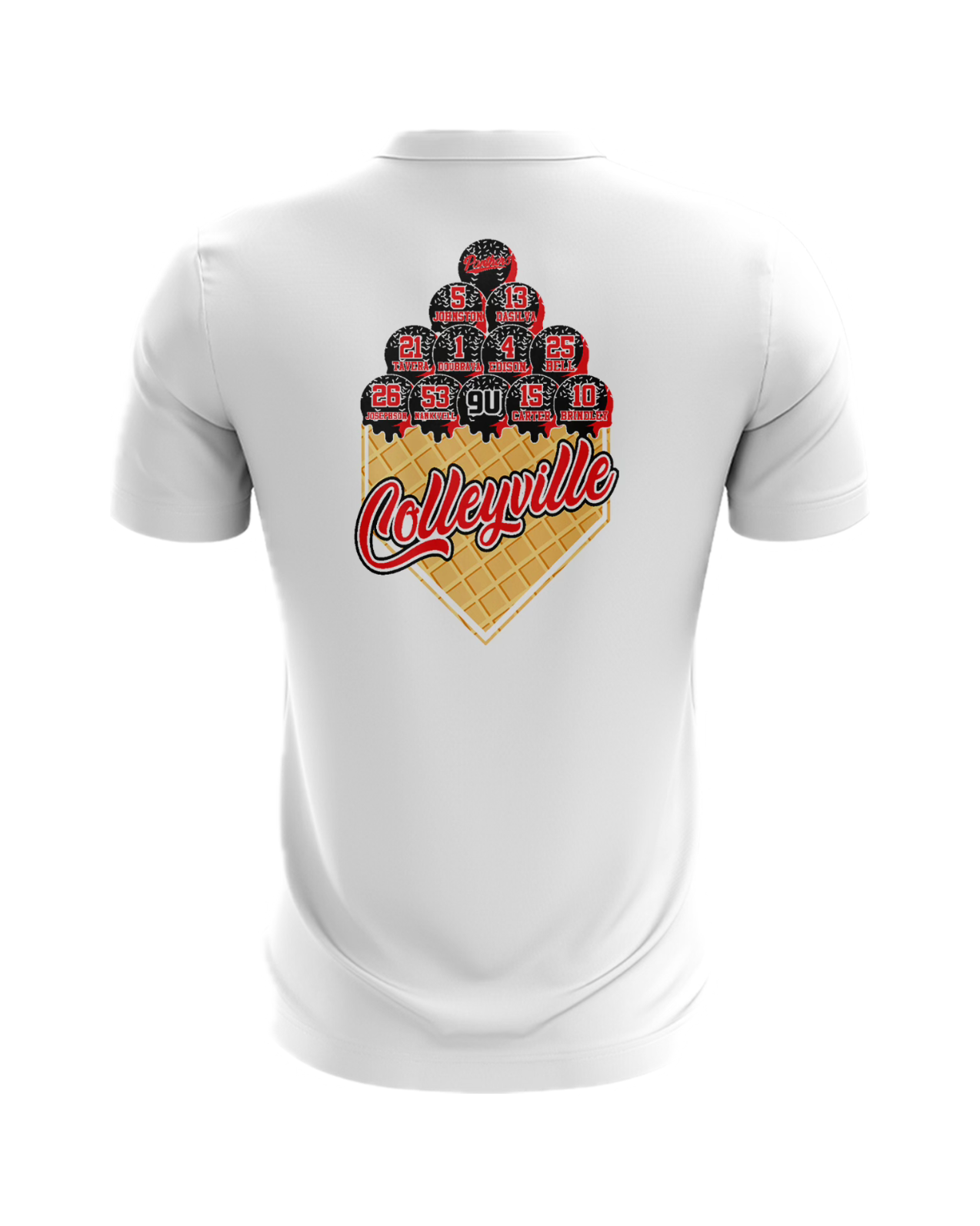 Panthers Drip Black/Red Tee PRE-ORDER