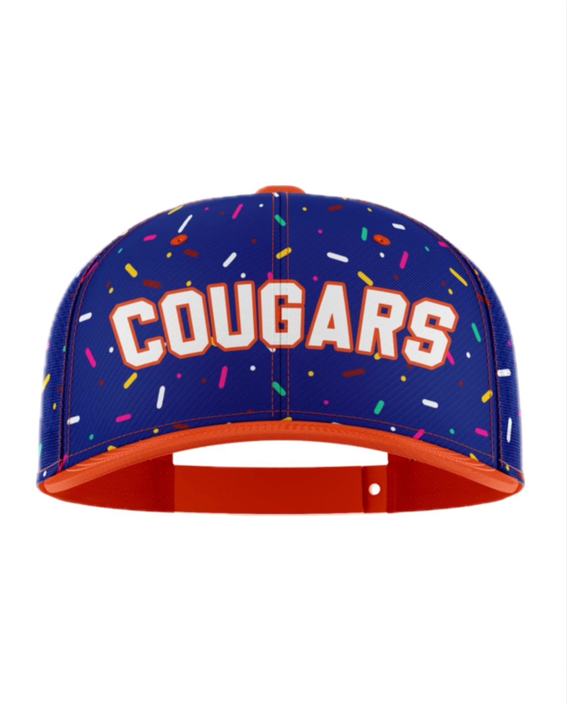 CCA Cougar Sprinkle Snapback - Blue/Orange PRE-ORDER
