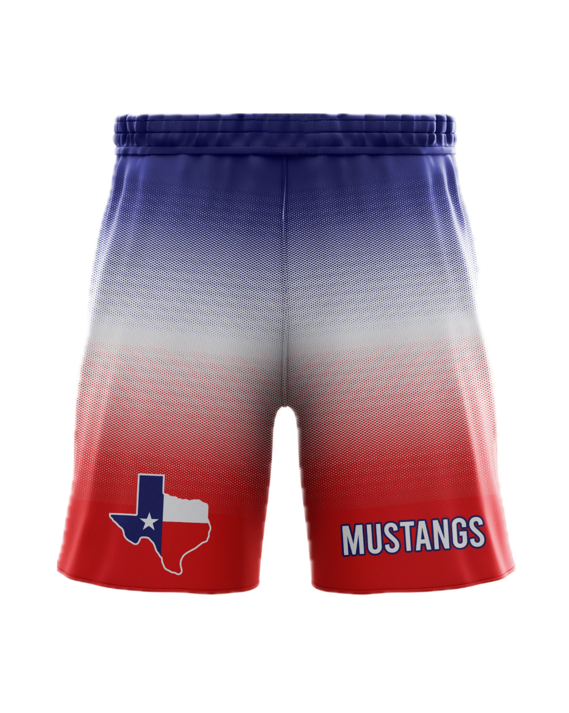 Grapevine Mustangs Ombre Shorts - PRE-ORDER