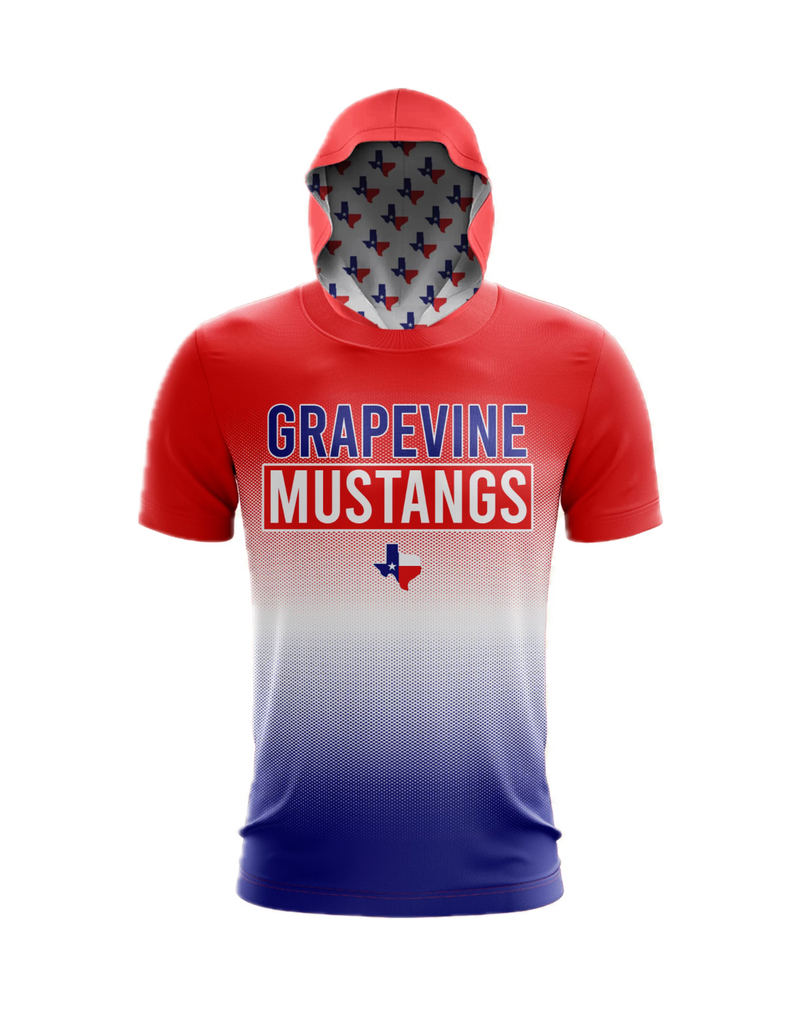 Grapevine Mustangs Ombre Hoodie PRE-ORDER