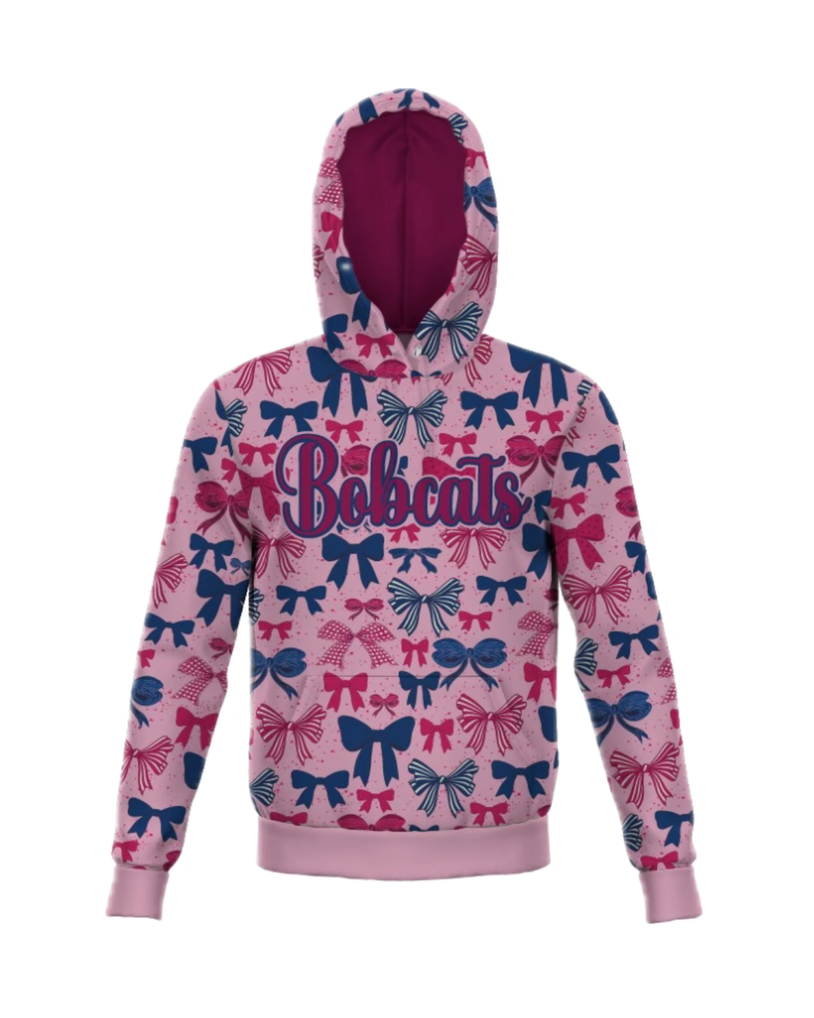 TC Bobcats Bow Long Sleeve Hoodie PRE-ORDER