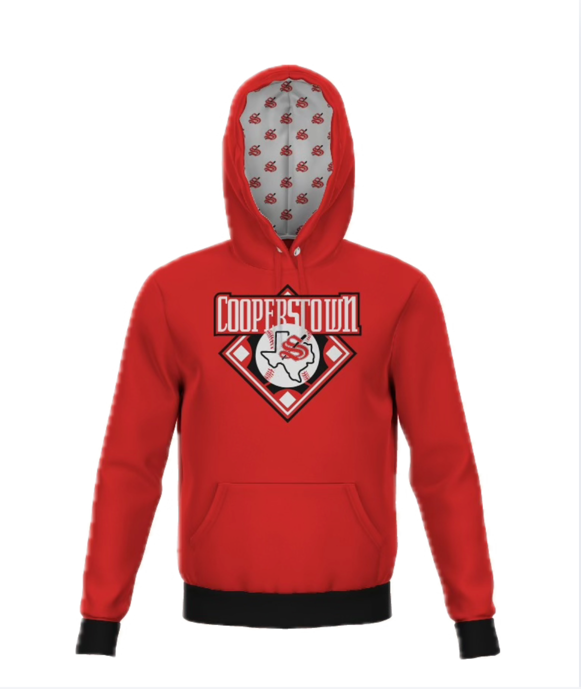 STIX Cooperstown Red Long Sleeve Hoodie PRE-ORDER