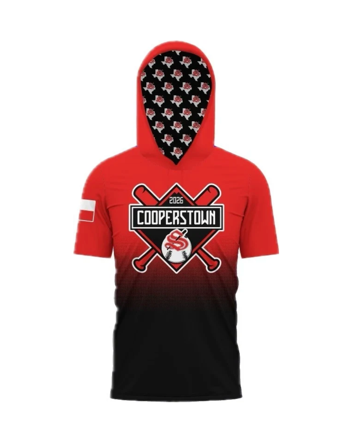 STIX Ombre Cooperstown Short Sleeve Hoodie PRE-ORDER