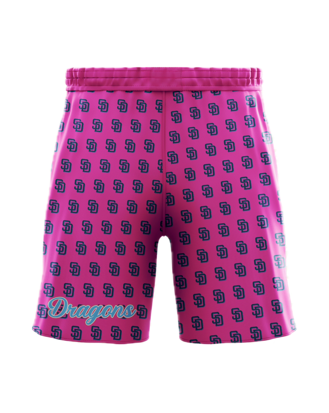 SD Dragons Baseball Logo 5" Shorts PRE-ORDER