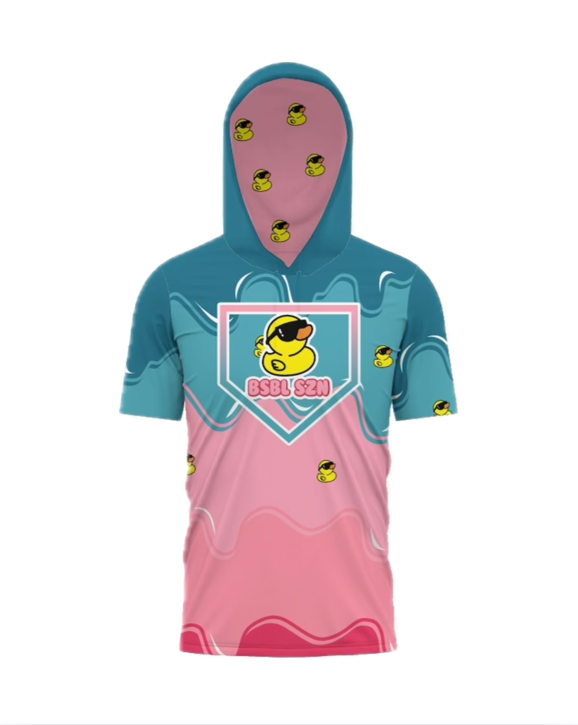 Hype Fire Pool Party Bat Short Sleeve Hoodie PRE-ORDER