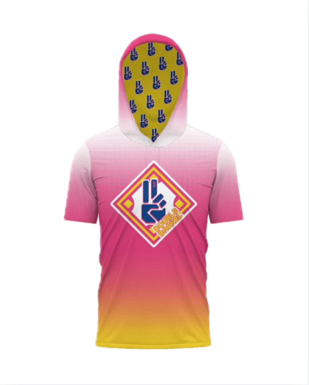 Double Barrel "Dub" Bat Short Sleeve Hoodie PRE-ORDER