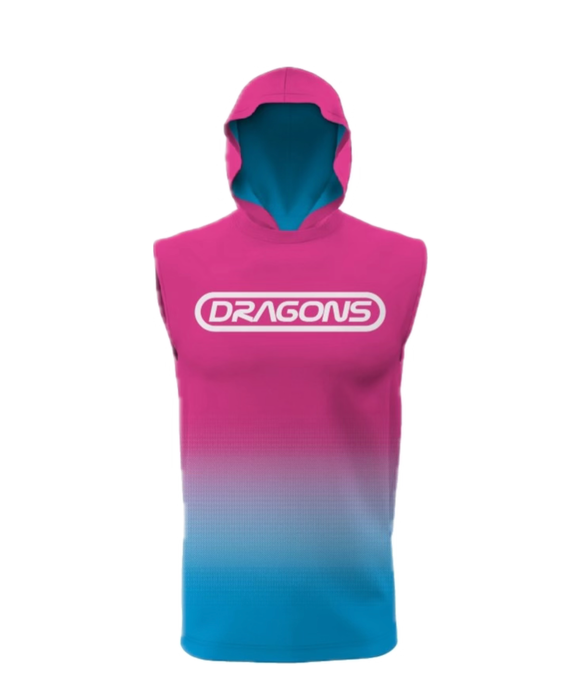 Southlake Dragon Battle Inspired Ombre Sleeveless Hoodie PRE-ORDER