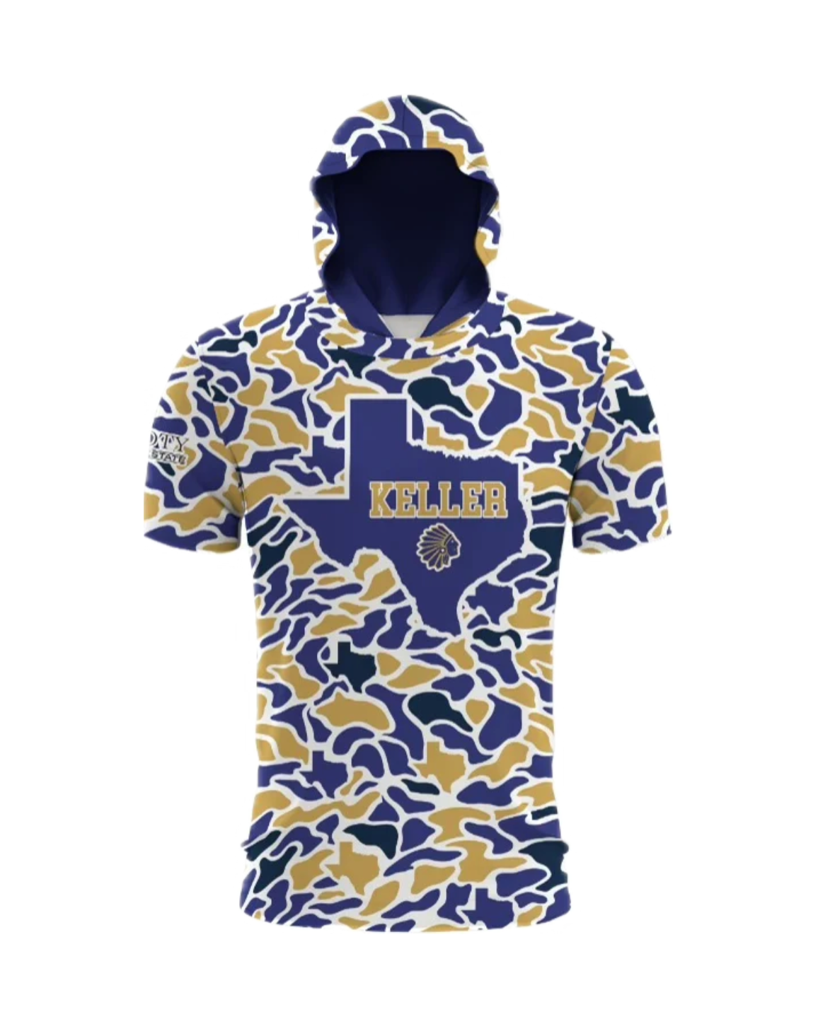 Keller Indians Camo Hoodie PRE-ORDER