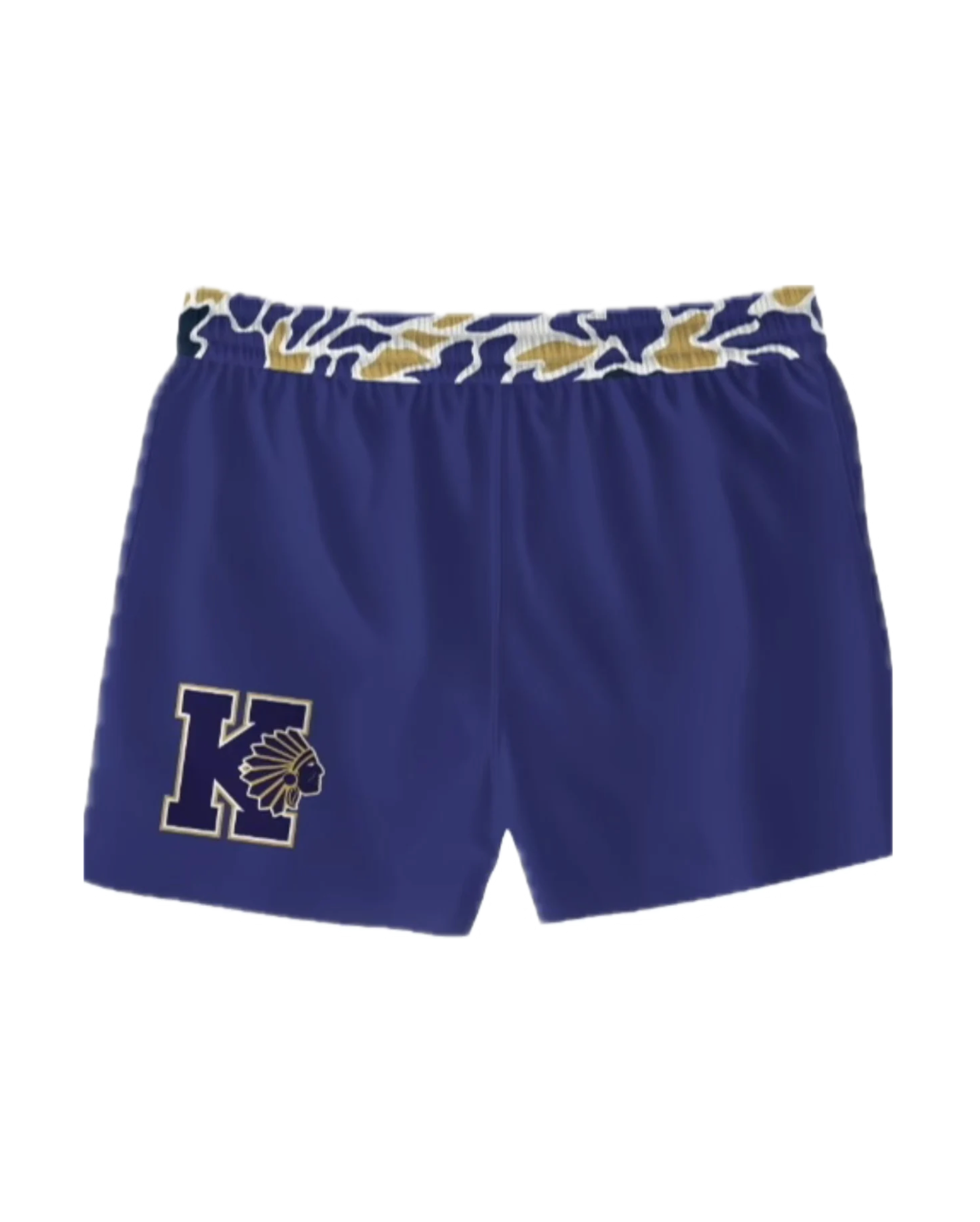 Keller Indians Camo Performance 5" Shorts PRE-ORDER
