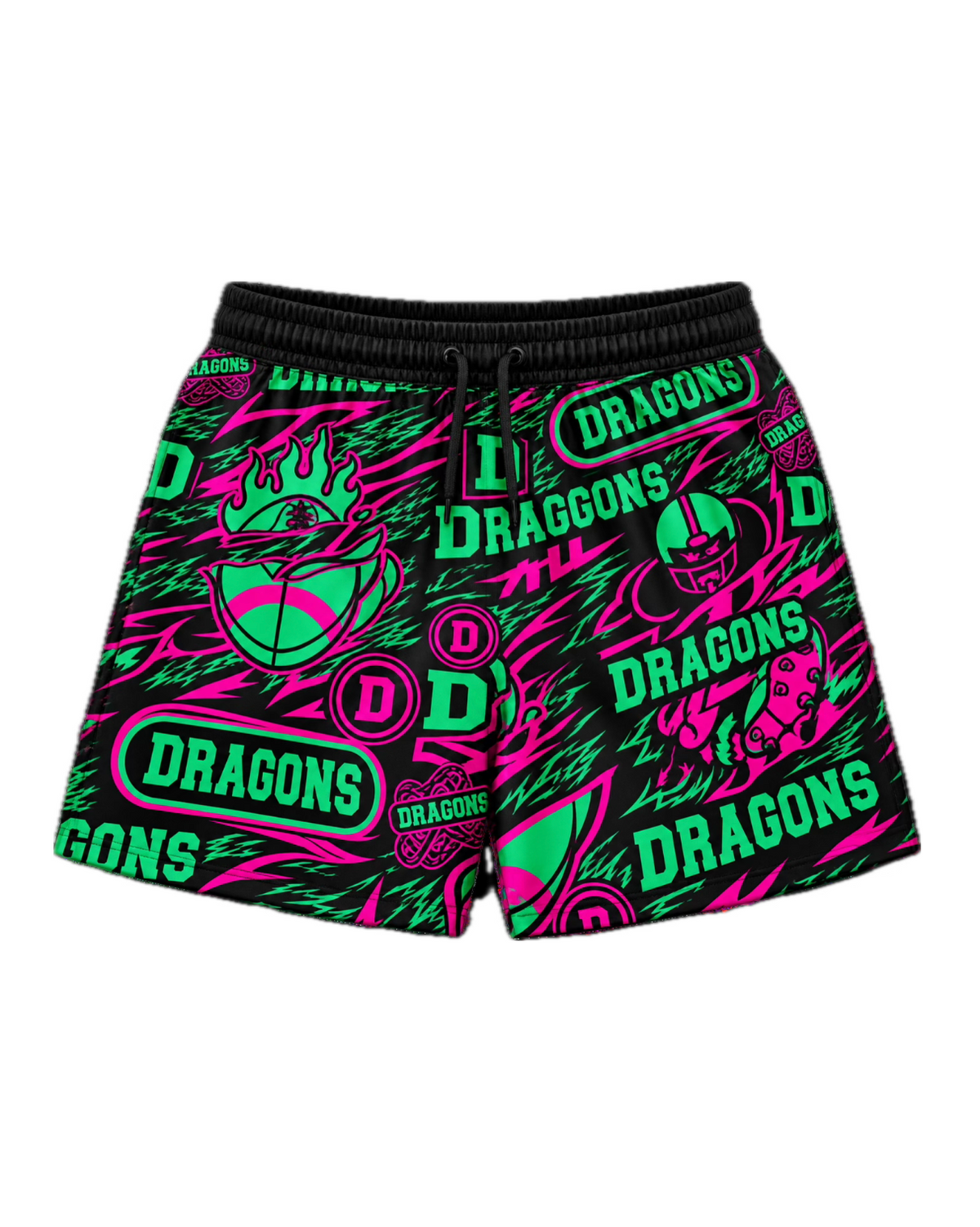 Dragon Battle Inspired Football Shorts PRE-ORDER