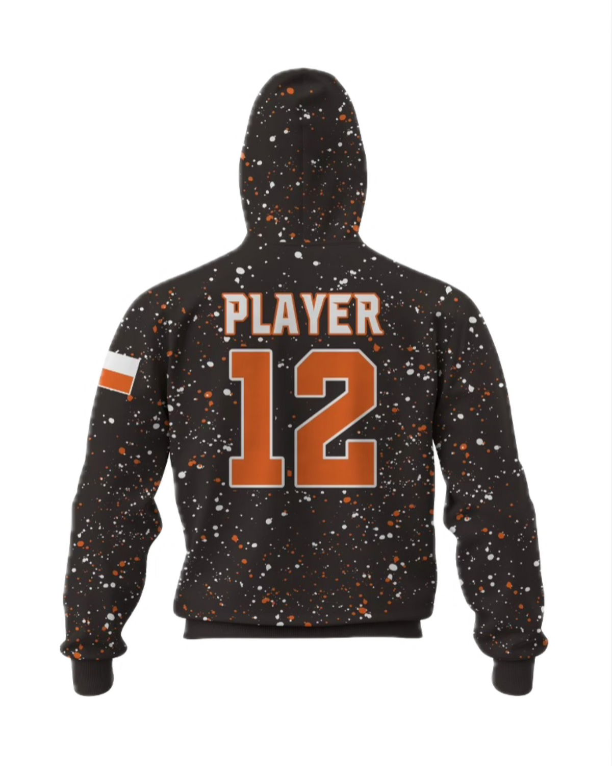 Aledo Bearcat Long Sleeve Black Splatter Hoodie PRE-ORDER