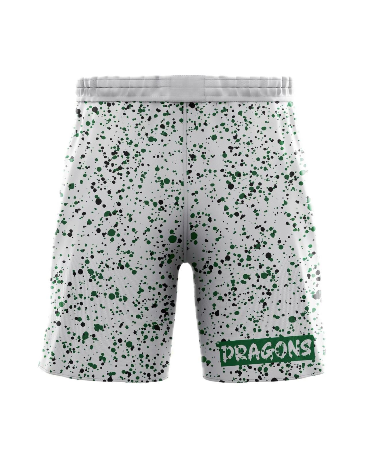 Southlake Dragons White Splatter Shorts PRE-ORDER